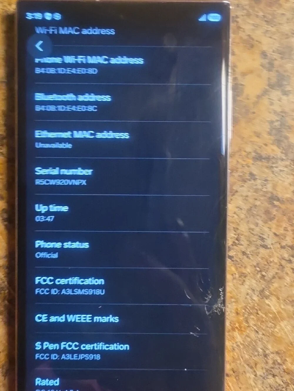 Unlocked Smartphone - Black - Unbranded Samsung GALAXY S23 ULTRA.